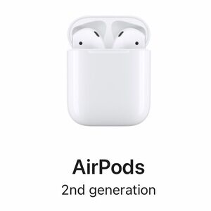 Apple AirPods with Charging Case and cable - White